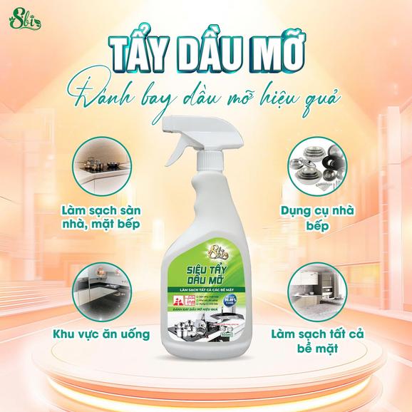 Sản phẩm tẩy dầu mỡ SBI của Nguyễn Mạnh Tuấn